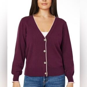 Scotch & Soda Amsterdam Purple Cardigan Sweater Size-Small NWOT